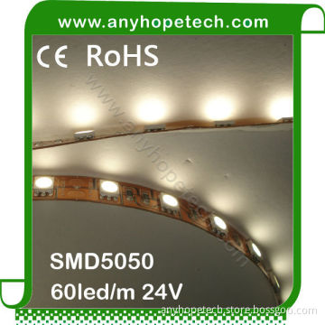 CE RoHS factory selling smd5050 60leds 2 years warranty led flexible strip light